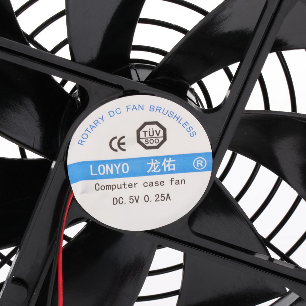 5V 14cm USB Cooling Fan Heatsink For PC Computer