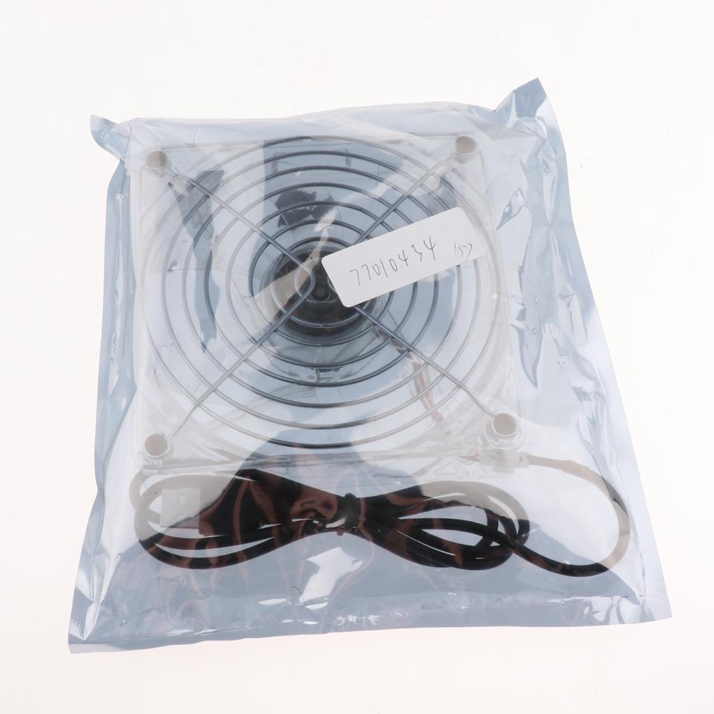 5V 12cm USB Cooling Fan Heatsink Blue Led For PC Computer