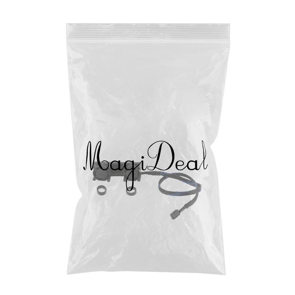 PCIE M.2 SSD 2280 3 Pin Dual Active Cooling Fan Heatsink Radiator Fin Thermal Pad Black