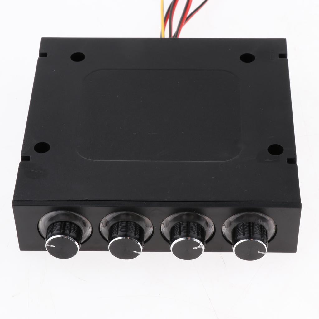 1 to 4 Computer Case CPU Fan Speed Controller Cooler Hub 4Pin Power Connection Mini 3Pin 4Pin Interface 8W Power