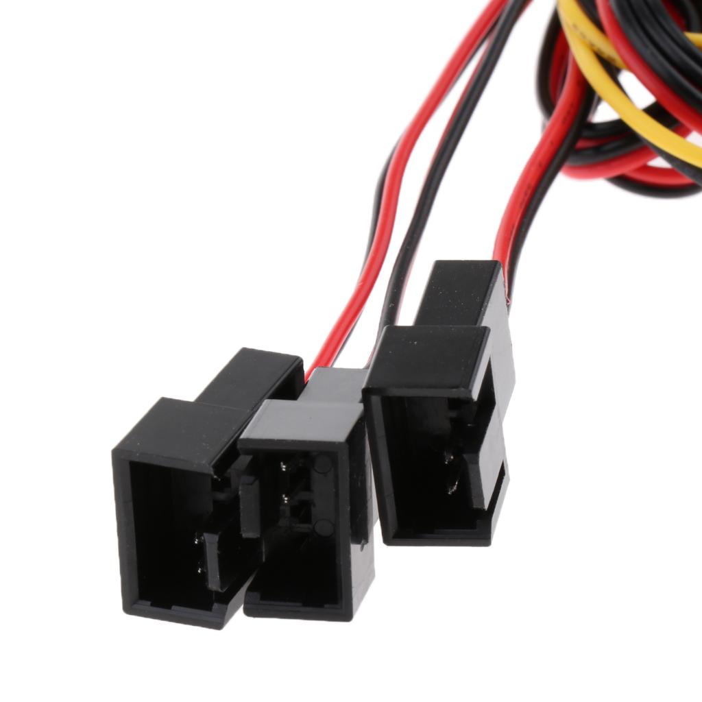 Cooler Cooling Fan Speed Controller 3 Channels 3pin PC 12V Power PCI Bracket