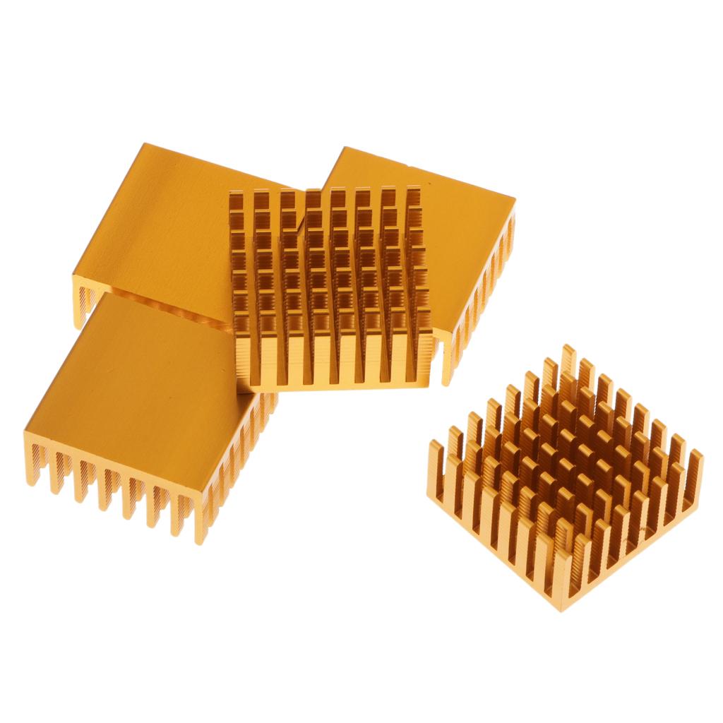 5PCS Aluminum Heatsink Cooling Fin Heatsink Cooler,28x28x13mm,Aluminum