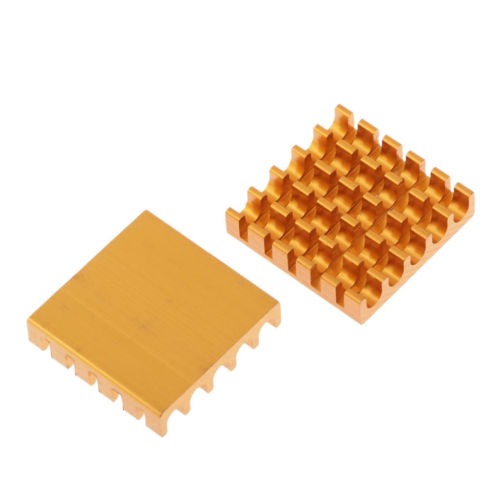 10PCS Aluminum Heatsink Cooling Fin Heatsink Cooler,22x22x5mm,Aluminum