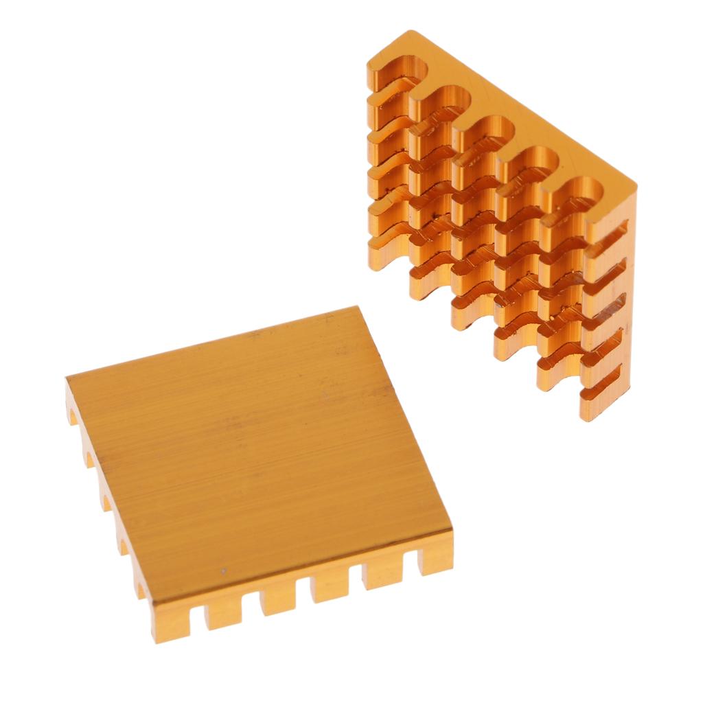 10PCS Aluminum Heatsink Cooling Fin Heatsink Cooler,22x22x5mm,Aluminum