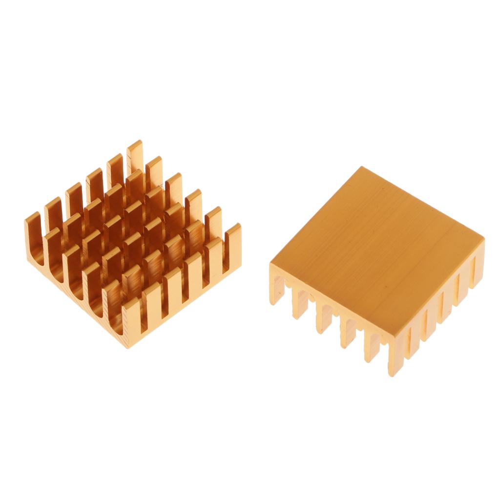 10PCS Aluminum Heatsink Cooling Fin Heatsink Cooler,22x22x10mm,Aluminum