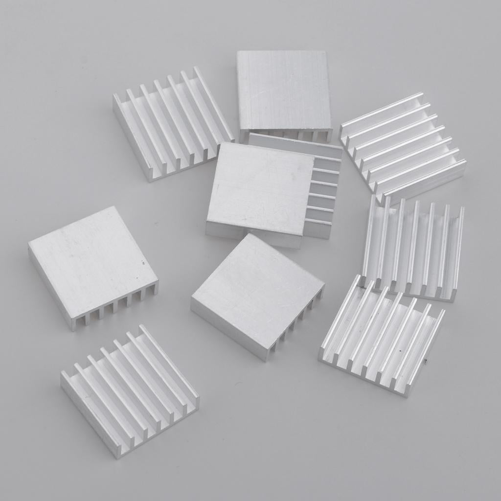 10PCS Aluminum Heatsink Cooling Fin Heatsink Cooler,20x20x6mm,Aluminum
