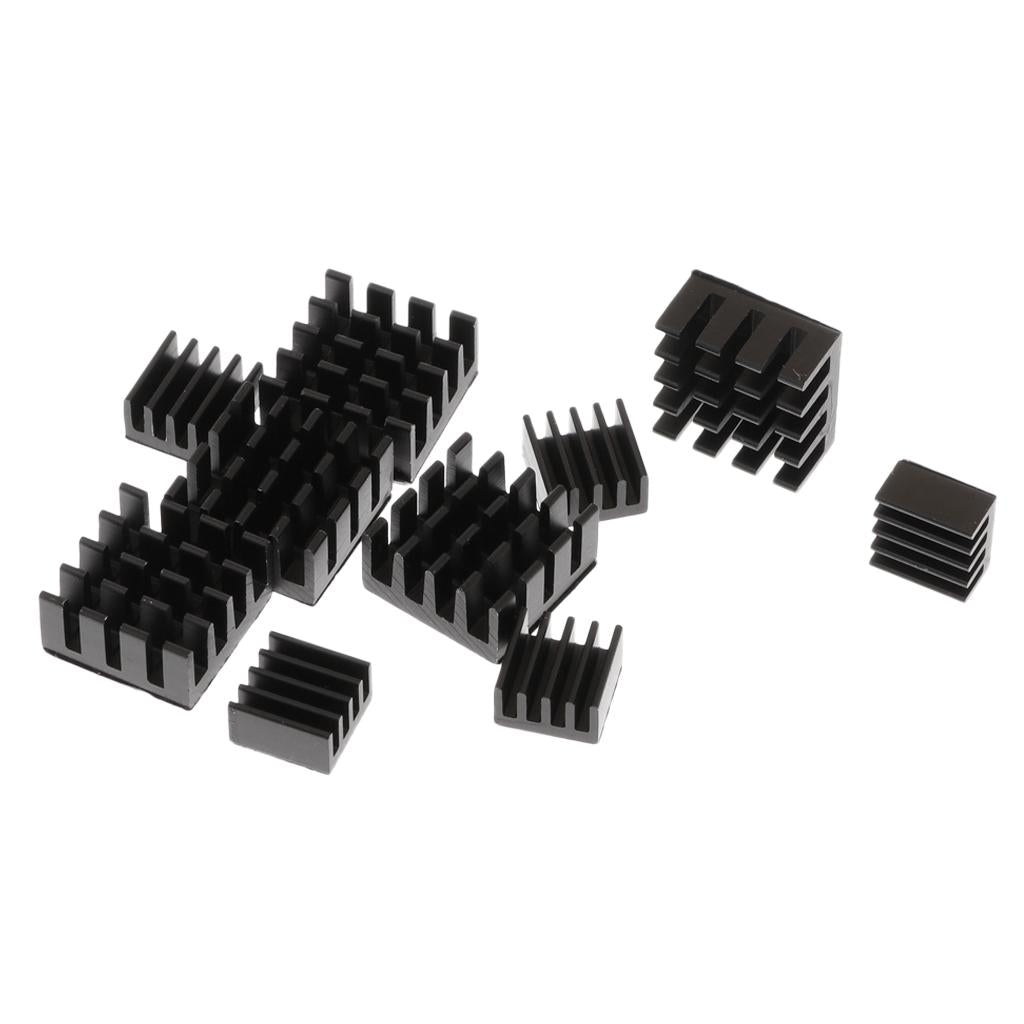5Pairs-For-Raspberry-Pi-2/B+-Aluminum-Heatsink-Cooling-Fin-14x14mm-Aluminum
