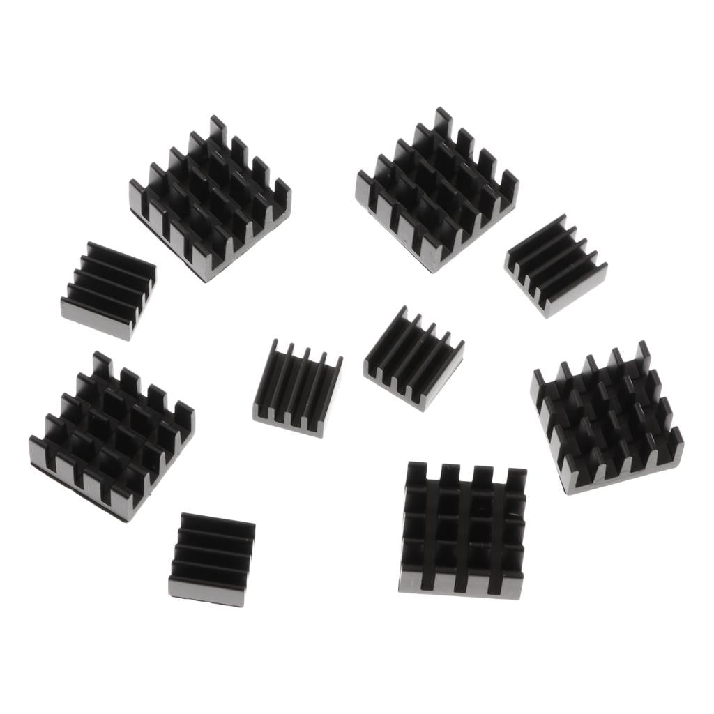 5Pairs For Raspberry Pi 2/B+ Aluminum Heatsink Cooling Fin 14x14mm Aluminum