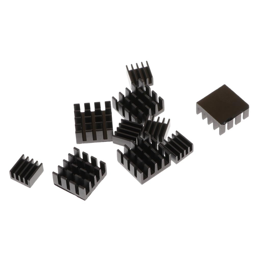 5Pairs For Raspberry Pi 2/B+ Aluminum Heatsink Cooling Fin 14x14mm Aluminum