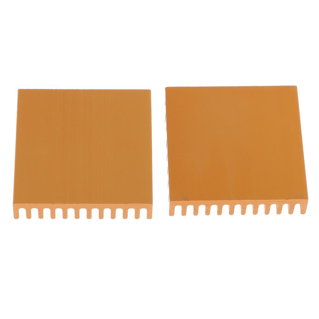 10PCS Aluminum Heatsink Cooling Fin Heatsink Cooler,45x45x10mm,Aluminum
