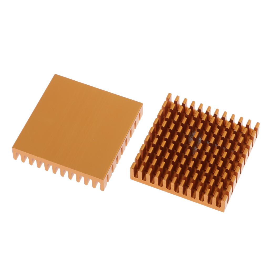 10PCS Aluminum Heatsink Cooling Fin Heatsink Cooler,45x45x10mm,Aluminum
