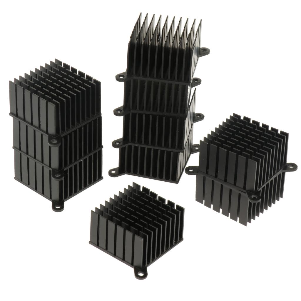 38x38x23mm Aluminum Heat Sink Heatsink Cooler Fin, LED Amplifier Transistor