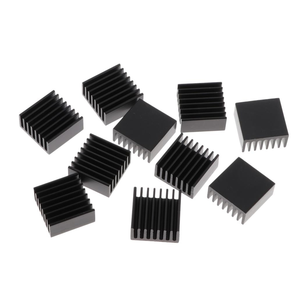10-Pieces-Aluminium-Heat-Sink-Kit-for-Computer,Power-IC,Power-Equipment