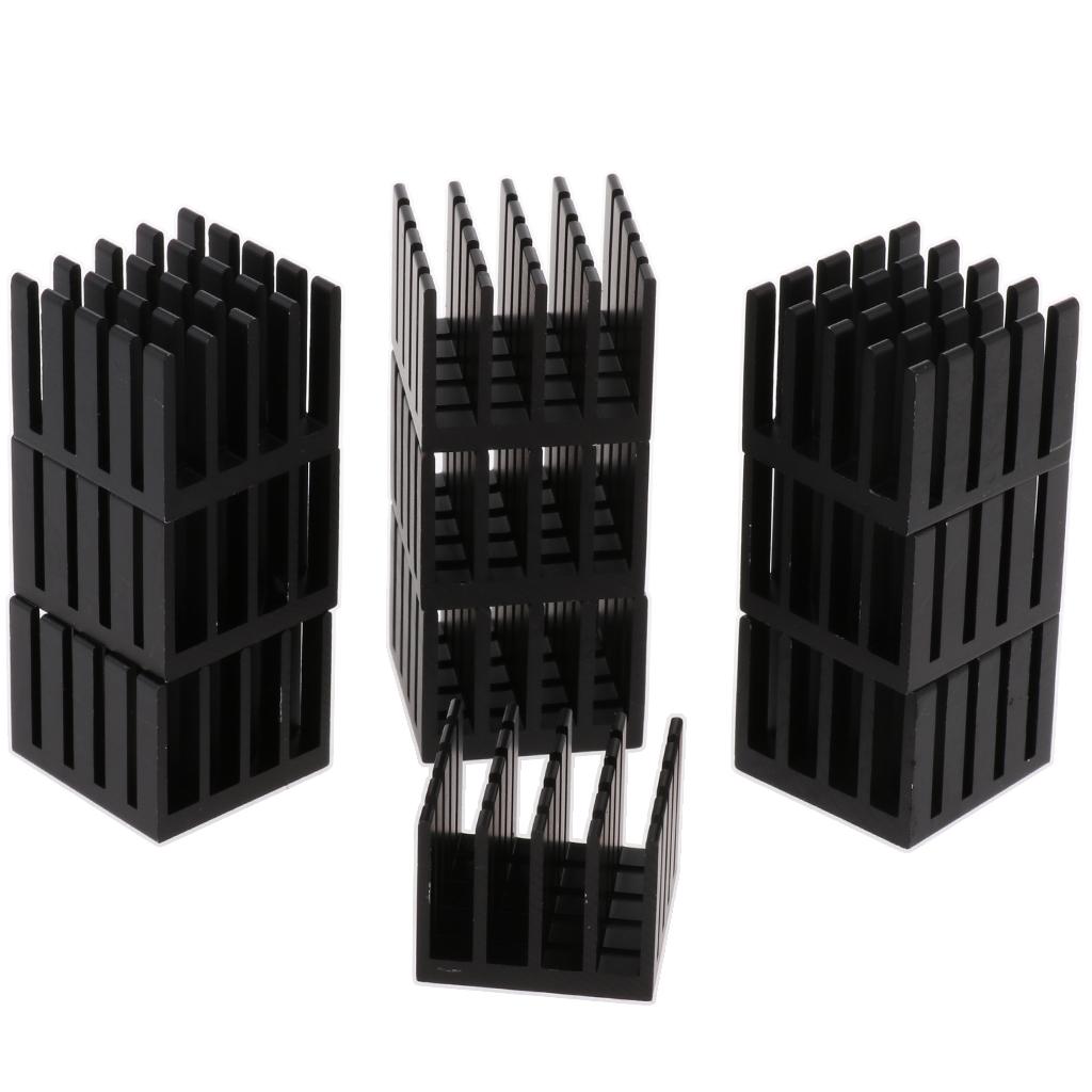 20x20x16mm-Aluminum-Heat-Sink-Heatsink-Cooler-Fin-Black
