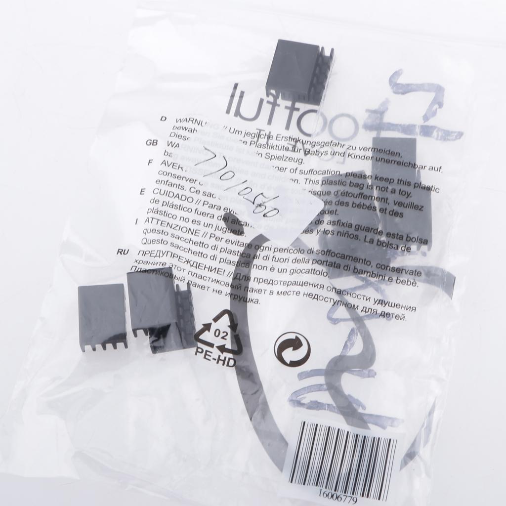 10 Packs GPU CPU Thermal Heatsink Pad, 19x14x7mm, Black