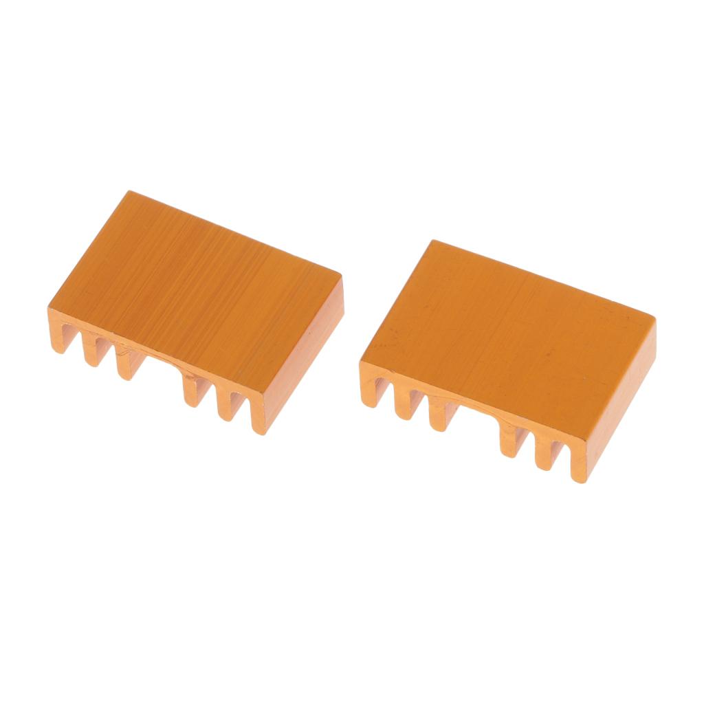 10 Pieces GPU CPU Thermal Heatsink Pad, 13.7x20x6mm, Aluminum