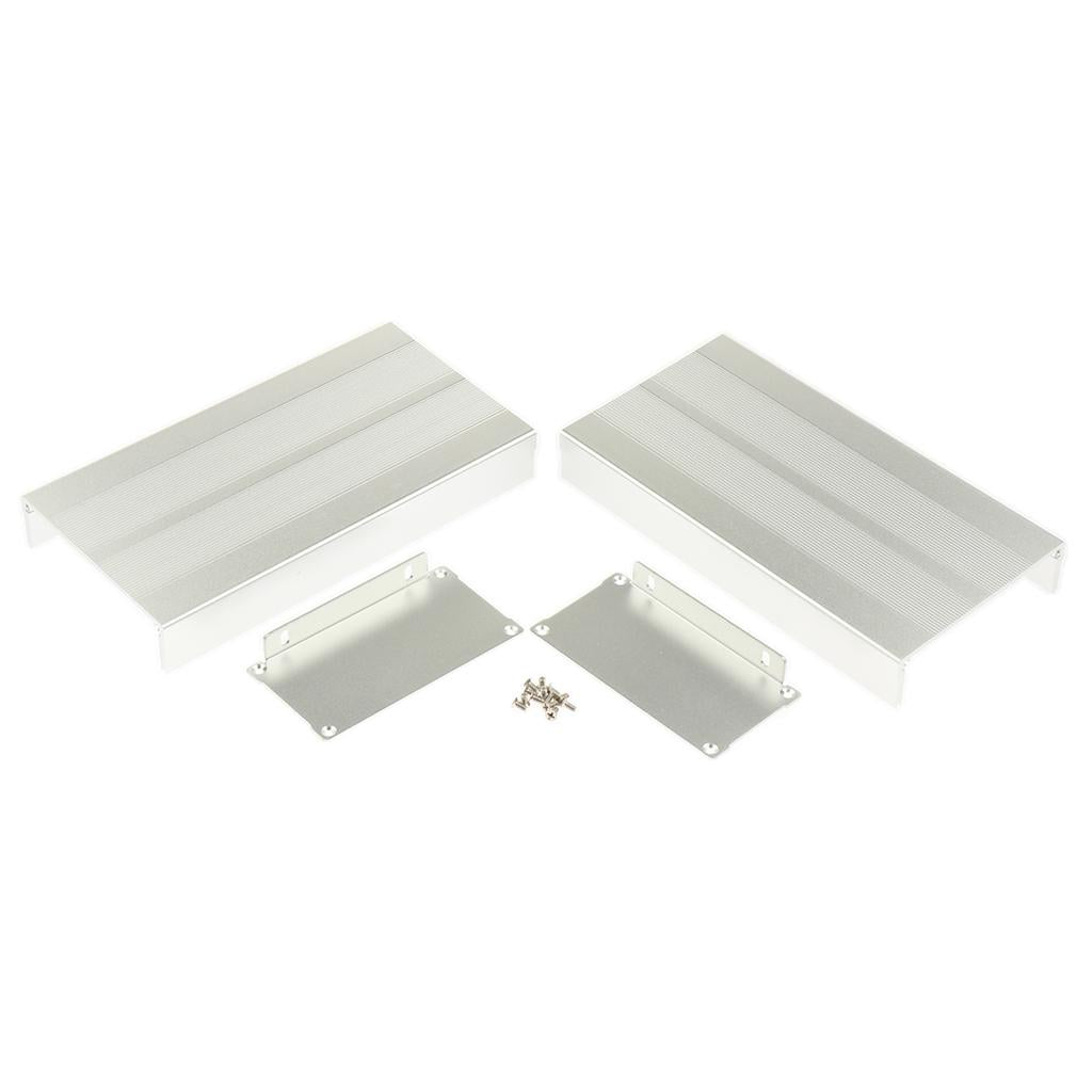 Aluminum Power Amplifier Enclosure Electronic Project Box Case Housing Shell