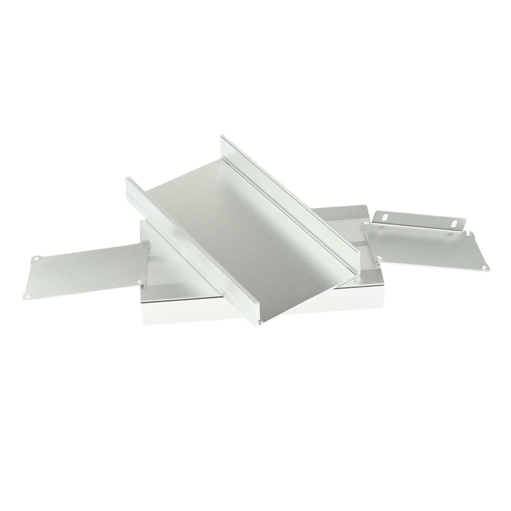 Aluminum Power Amplifier Enclosure Electronic Project Box Case Housing Shell