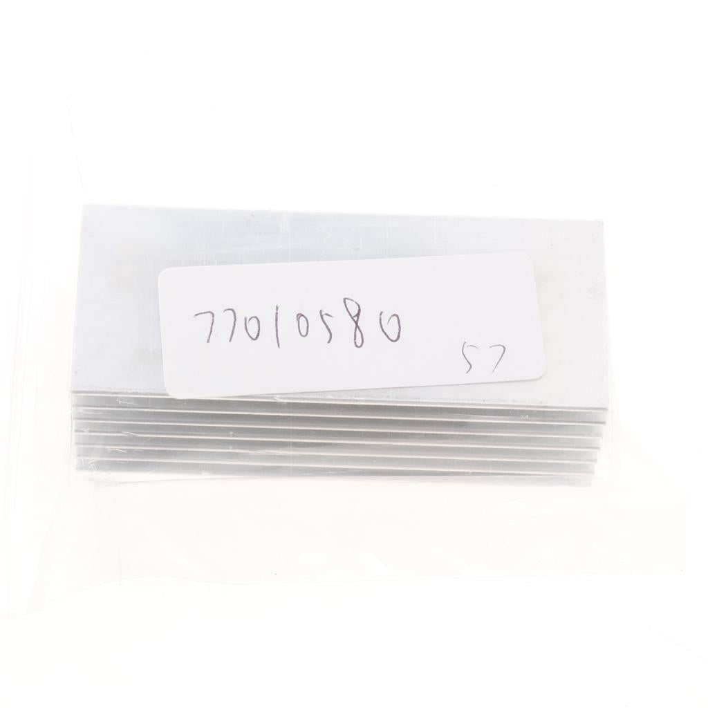 NVMe M.2 SSD Aluminum Heatsink Solid State Drive Cooler Cooling Fin - Silver