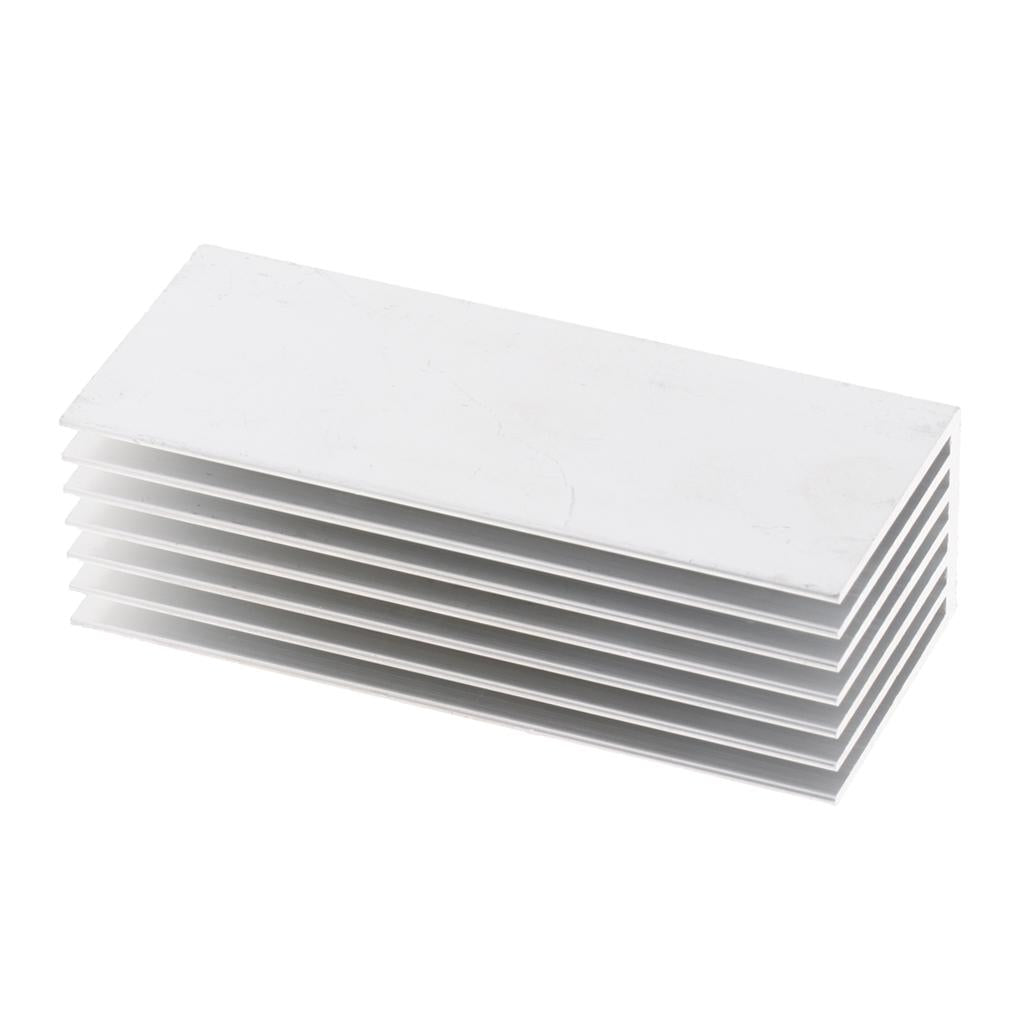 NVMe M.2 SSD Aluminum Heatsink Solid State Drive Cooler Cooling Fin - Silver