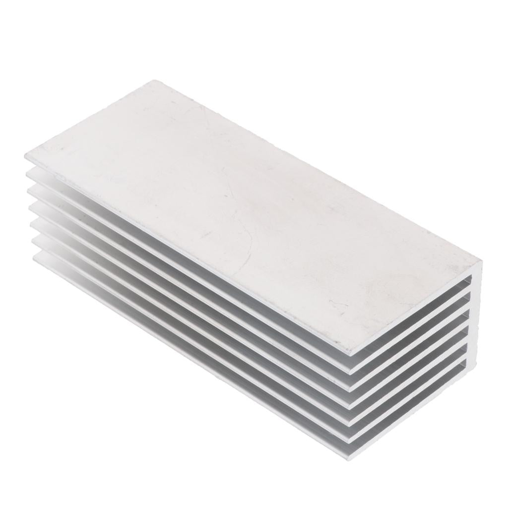 NVMe M.2 SSD Aluminum Heatsink Cooling Kit w/ Silicone Thermal Pad - Silver