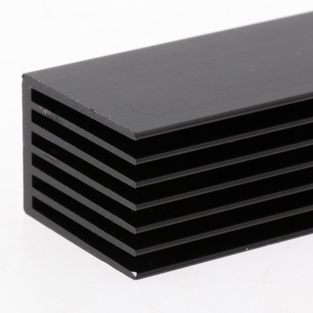NVMe M.2 SSD Aluminum Heatsink Solid State Drive Cooler Cooling Fin - Black