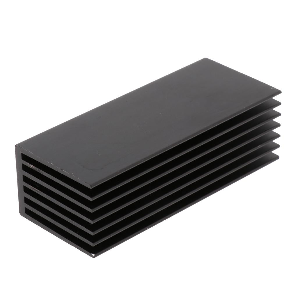 NVMe M.2 SSD Aluminum Heatsink Solid State Drive Cooler Cooling Fin - Black