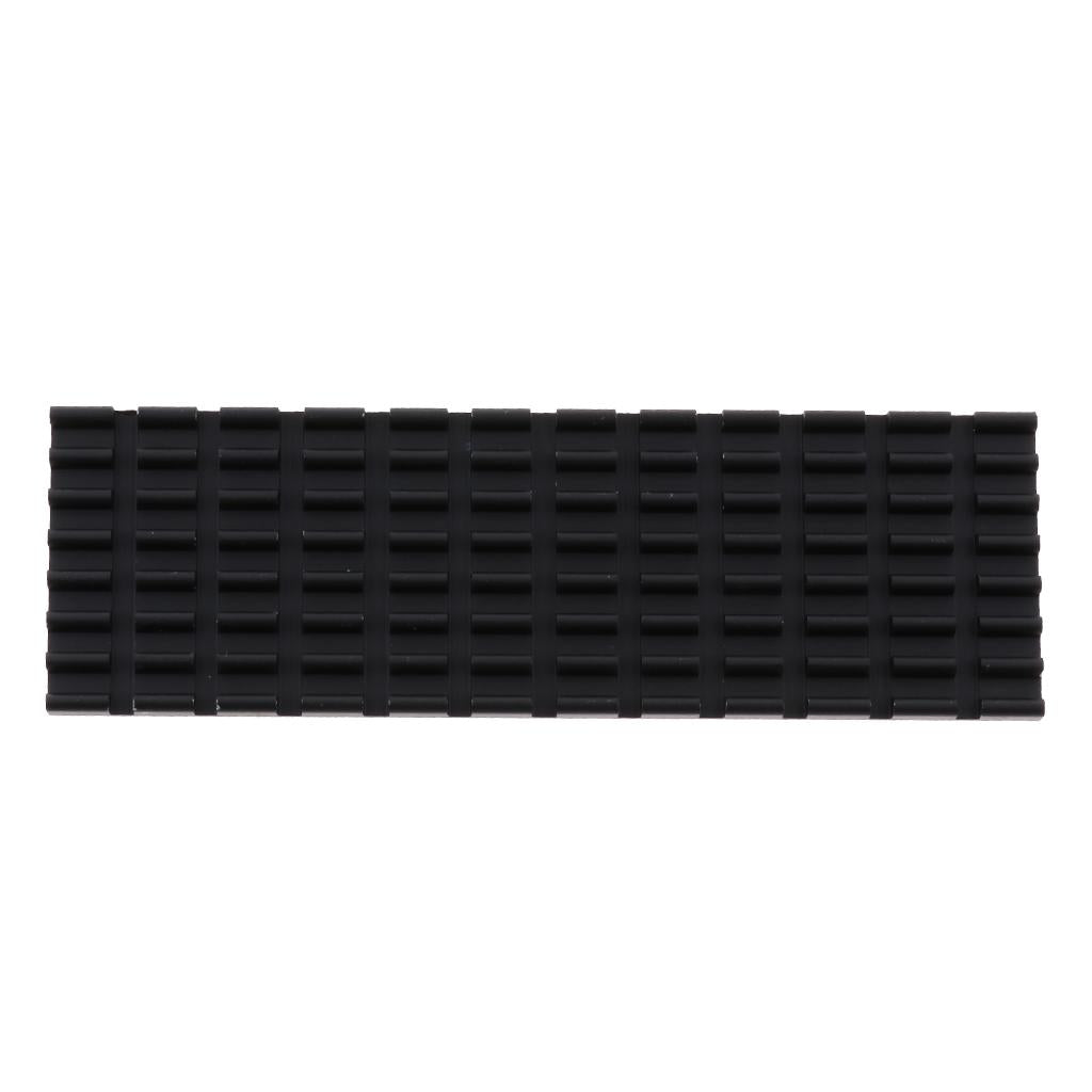 M.2 2280 SSD Aluminum Heatsink Solid State Drive Cooler Cooling Fin - Black