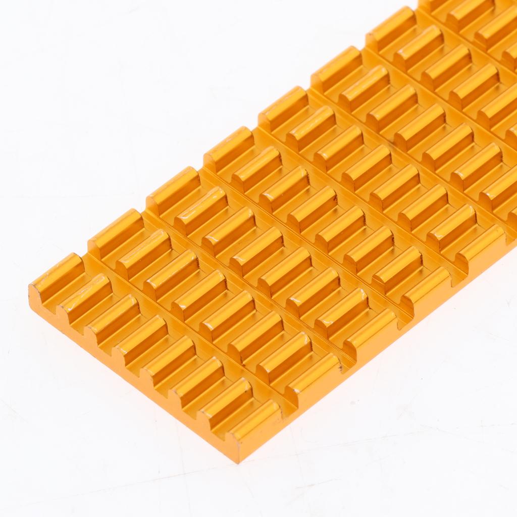 M.2 2280 SSD Aluminum Heatsink Solid State Drive Cooler Cooling Fin - Golden