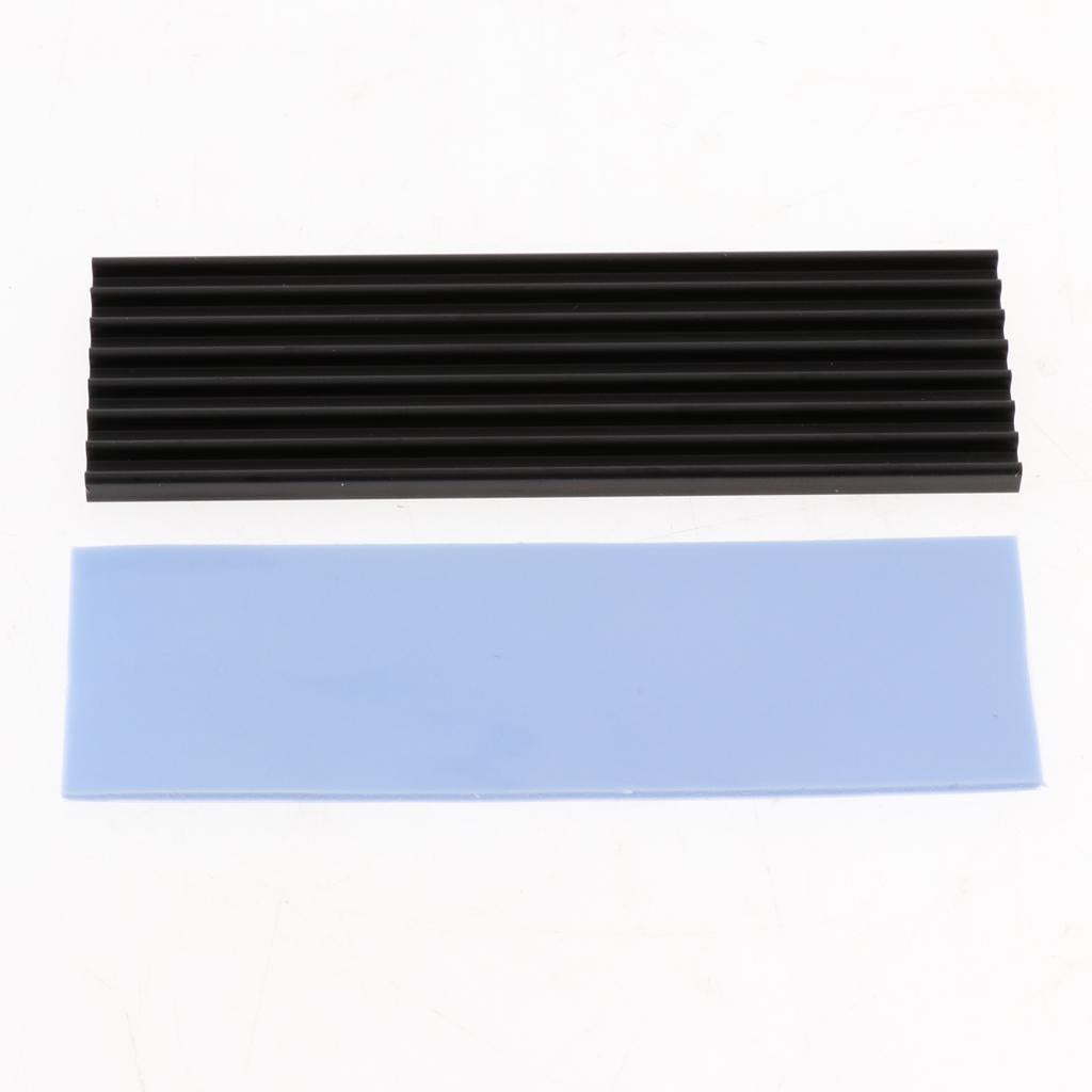 M.2 2280 NVME SSD Solid State Drive Heat Sink Thermal Pad Set Cooling Kit