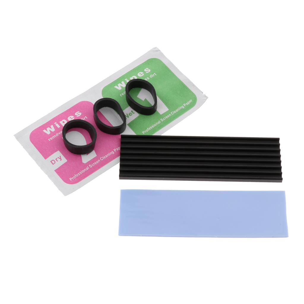 M.2 2280 NVME SSD Solid State Drive Heat Sink Thermal Pad Set Cooling Kit