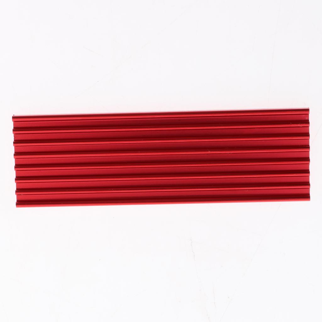 M.2 2280 NVME SSD Solid State Drive Heat Sink Thermal Pad Cooling Set Red