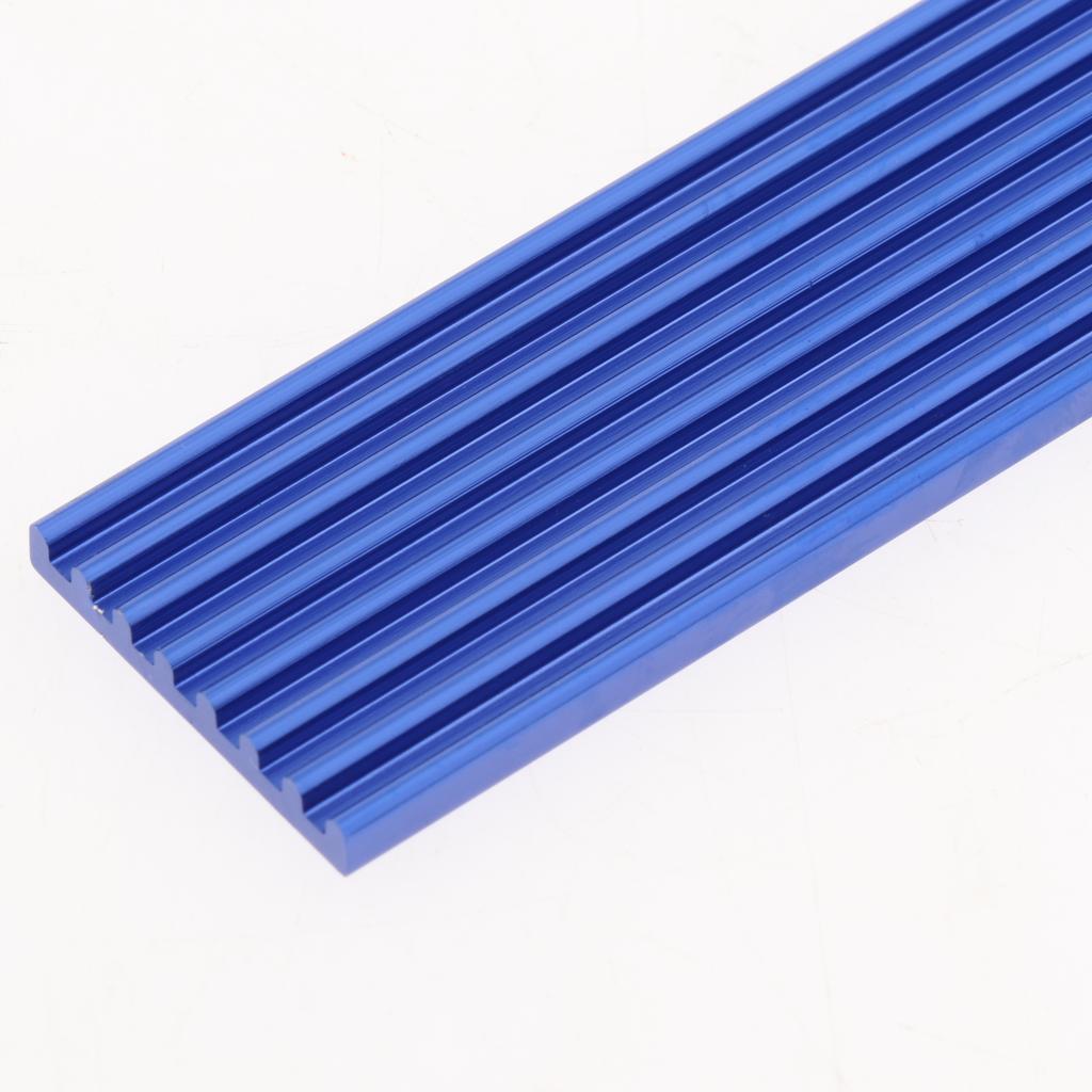 M.2 2280 NVME SSD Solid State Drive Heat Sink Thermal Pad Cooling Set Blue