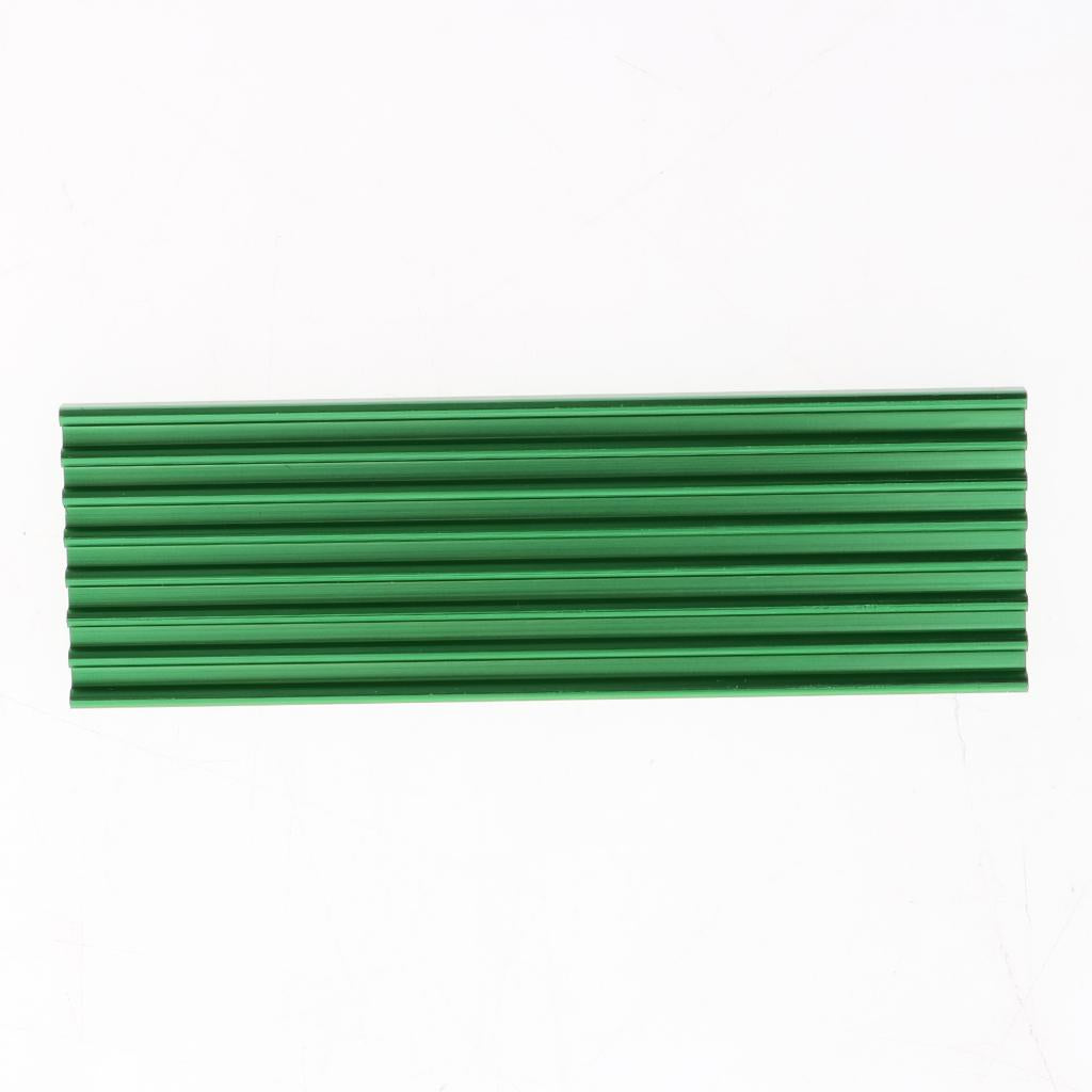 M.2 2280 NVME SSD Solid State Drive Heat Sink Thermal Pad Cooling Set Green