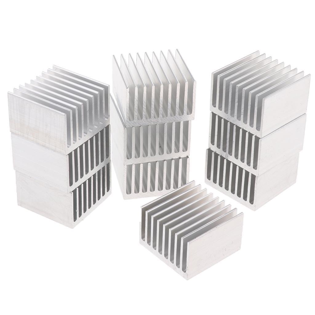 37x37x24mm Aluminum Heat Sink Heatsink Cooler Fin, LED Amplifier Transistor