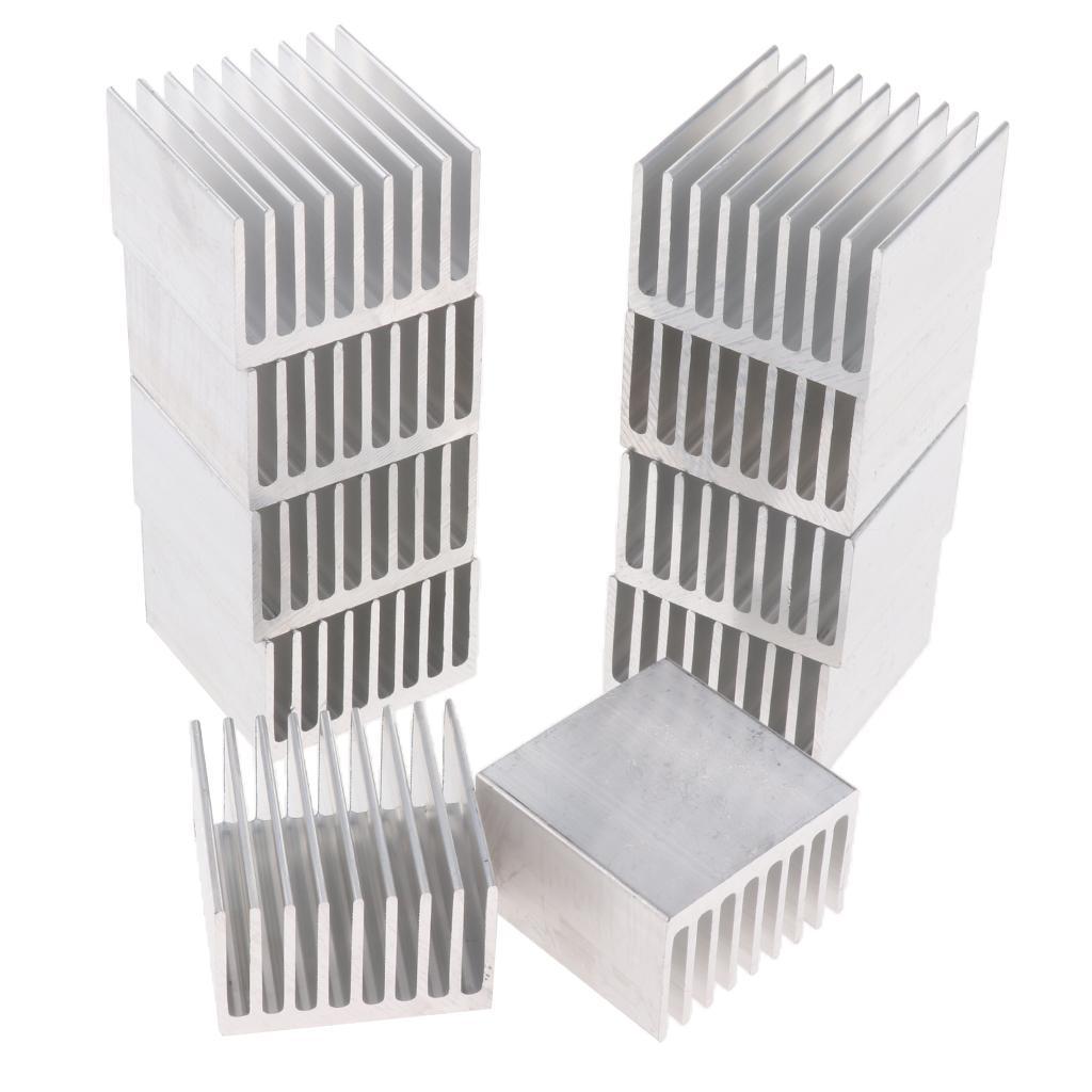 37x37x24mm Aluminum Heat Sink Heatsink Cooler Fin, LED Amplifier Transistor