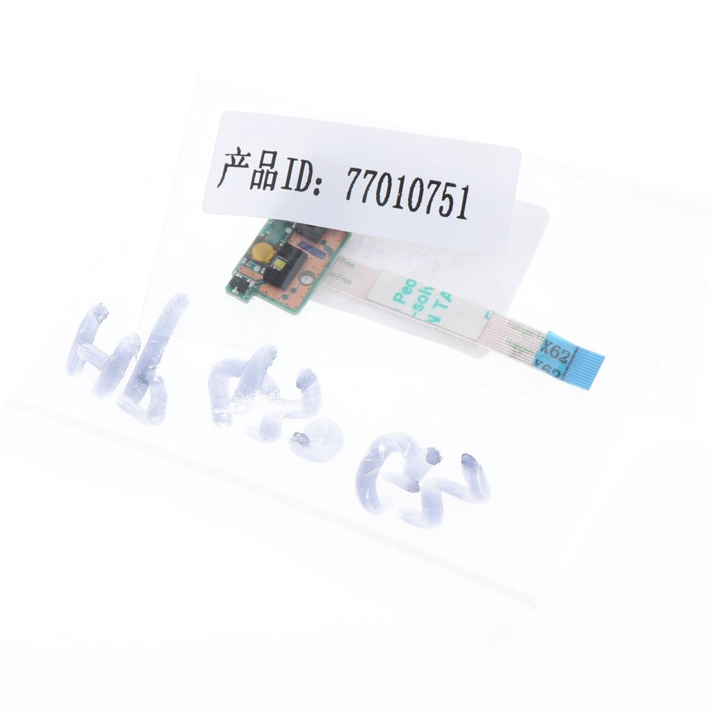 For HP ProBook 430 13.3inch G3 DAX61TH16D0 Power Button Board + Cable