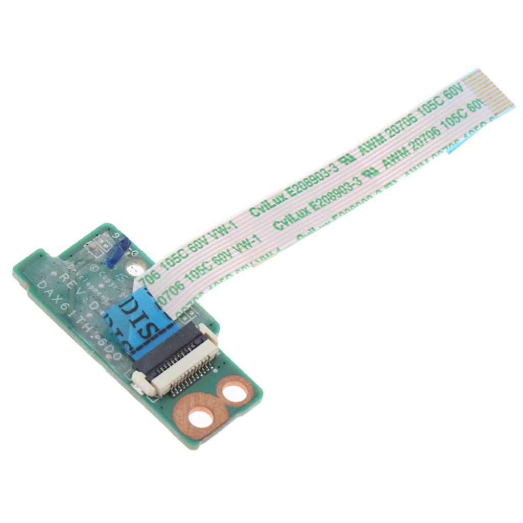 For HP ProBook 430 13.3inch G3 DAX61TH16D0 Power Button Board + Cable