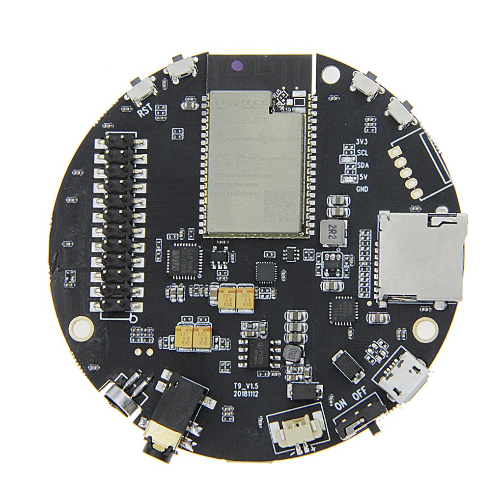 ESP32-WROVER Bluetooth WIFI Module for MPU9250 WM8978 12Bits