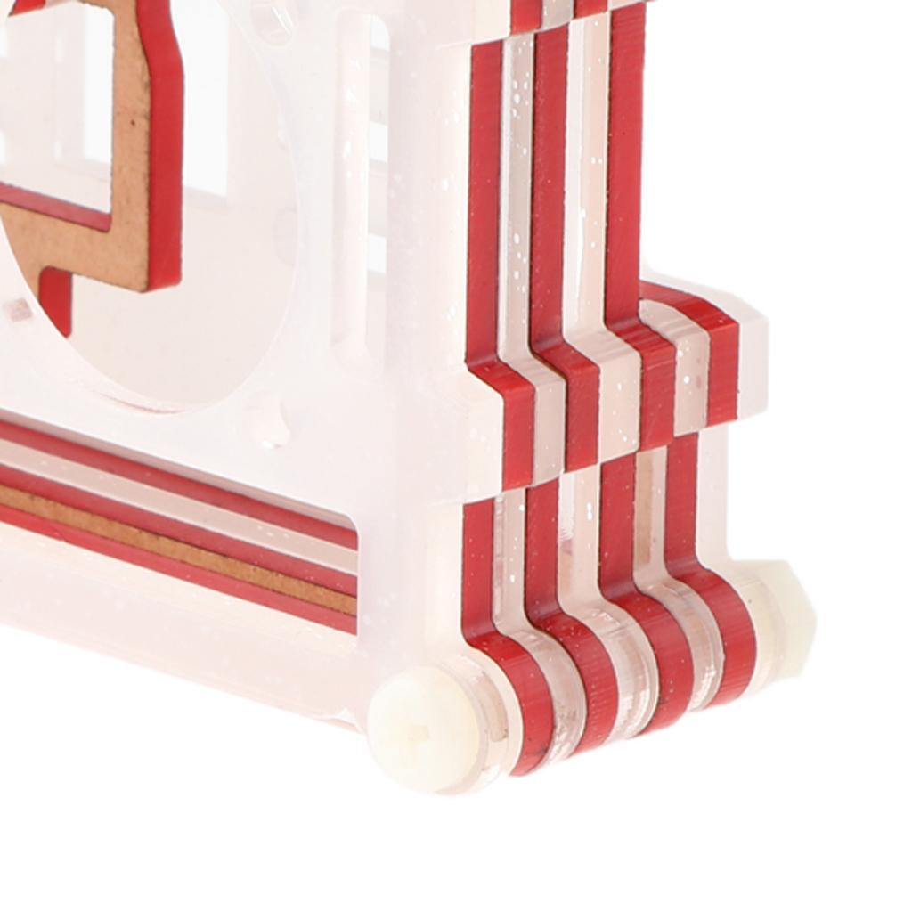9 Layer Assembled Acrylic Housing Shell Case for Raspberry pi 2 3 3B+ Red