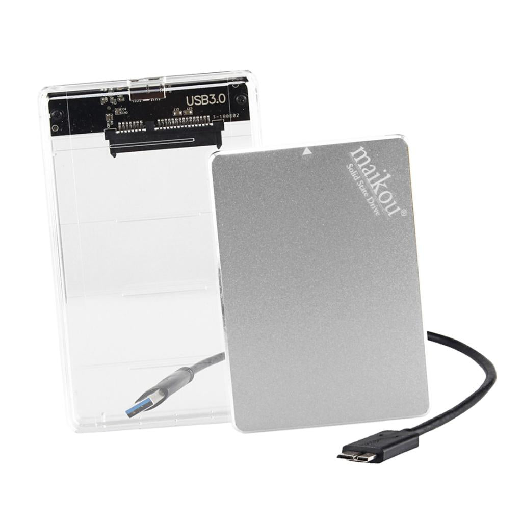 2in1 2.5'' SATA3.0 120GB SSD Solid State Drive 6.0Gb/S for Laptop Silver