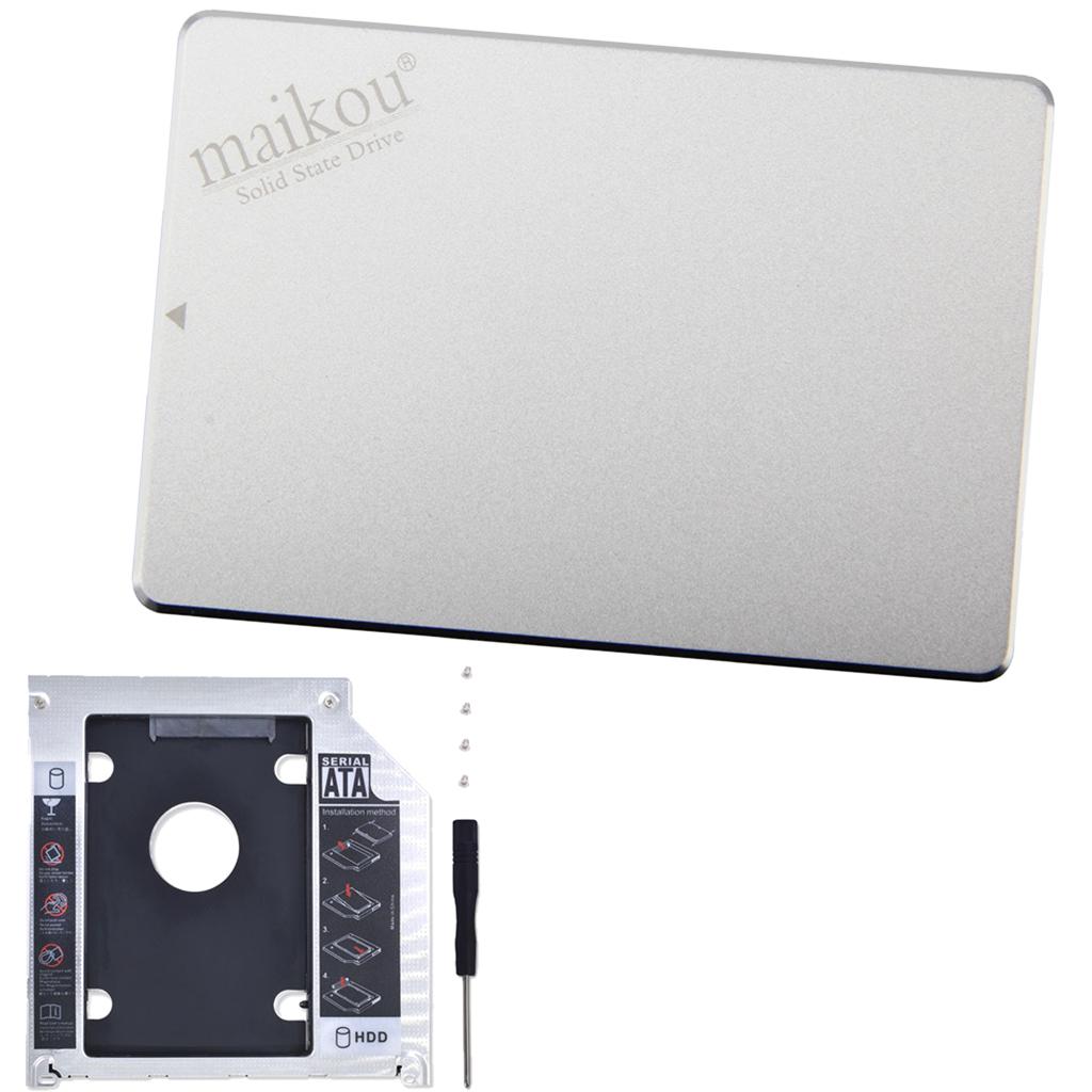 SSD 2.5" 240GB Hard Drive SATA3 for Laptop Desktop PC + 9.5mm Bracket Tray