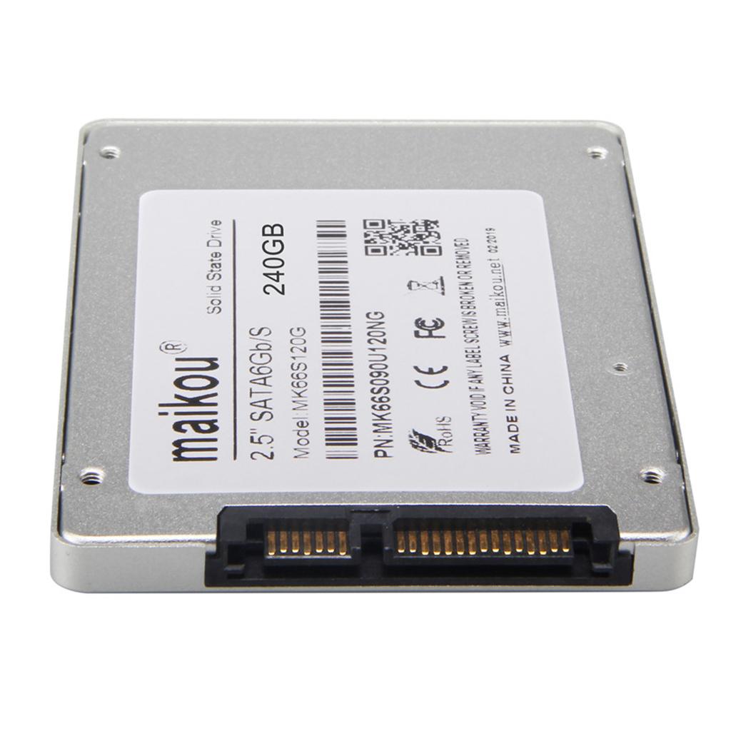 SSD 2.5" 240GB Hard Drive SATA3 for Laptop Desktop PC + 9.5mm Bracket Tray