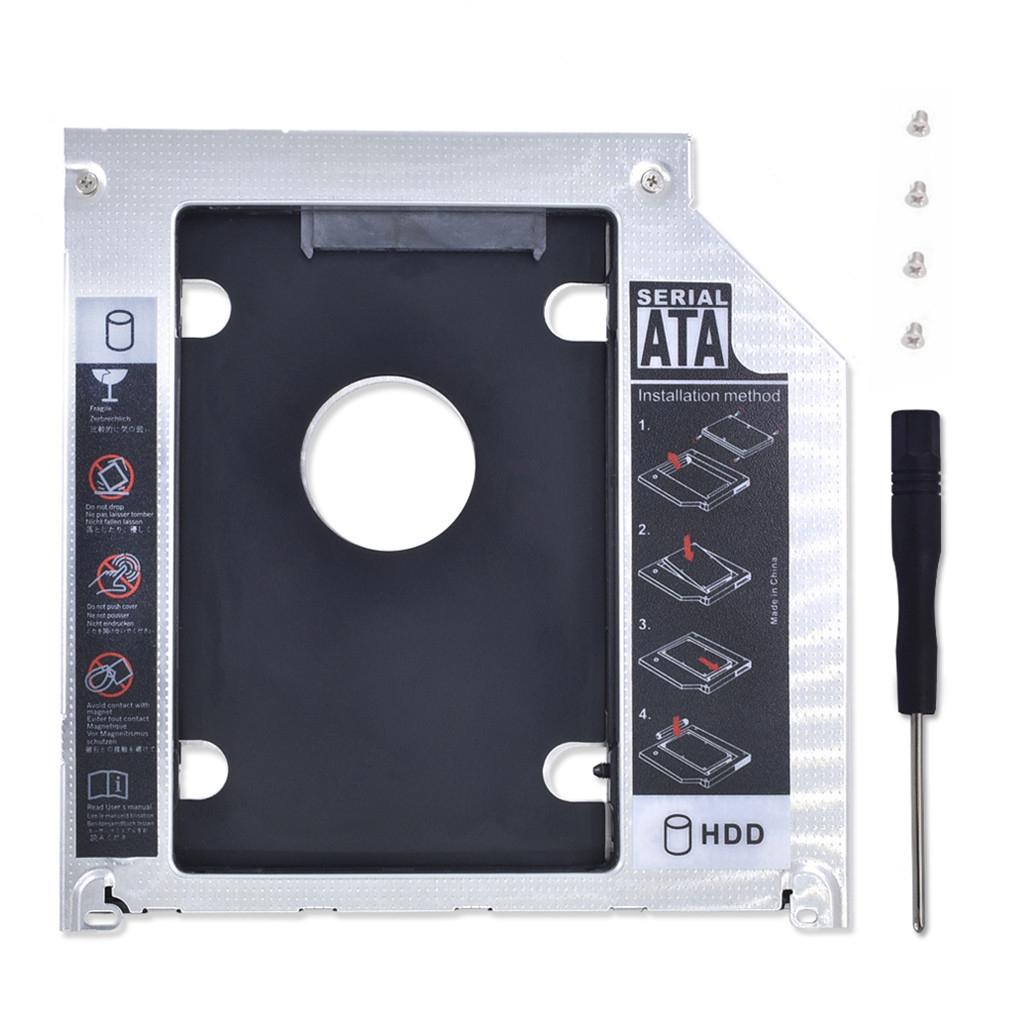 2.5inch SATA3.0 120GB SSD Solid State Drive for PC + HDD Caddy Tray Silver