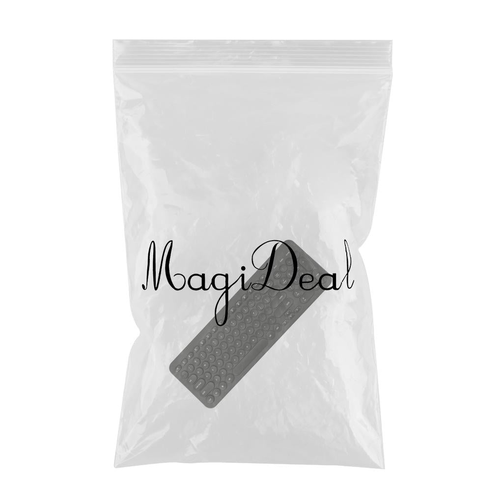 Ultra thin Keyboard Multimedia Wired USB 96 Keys Office Keyboard Black