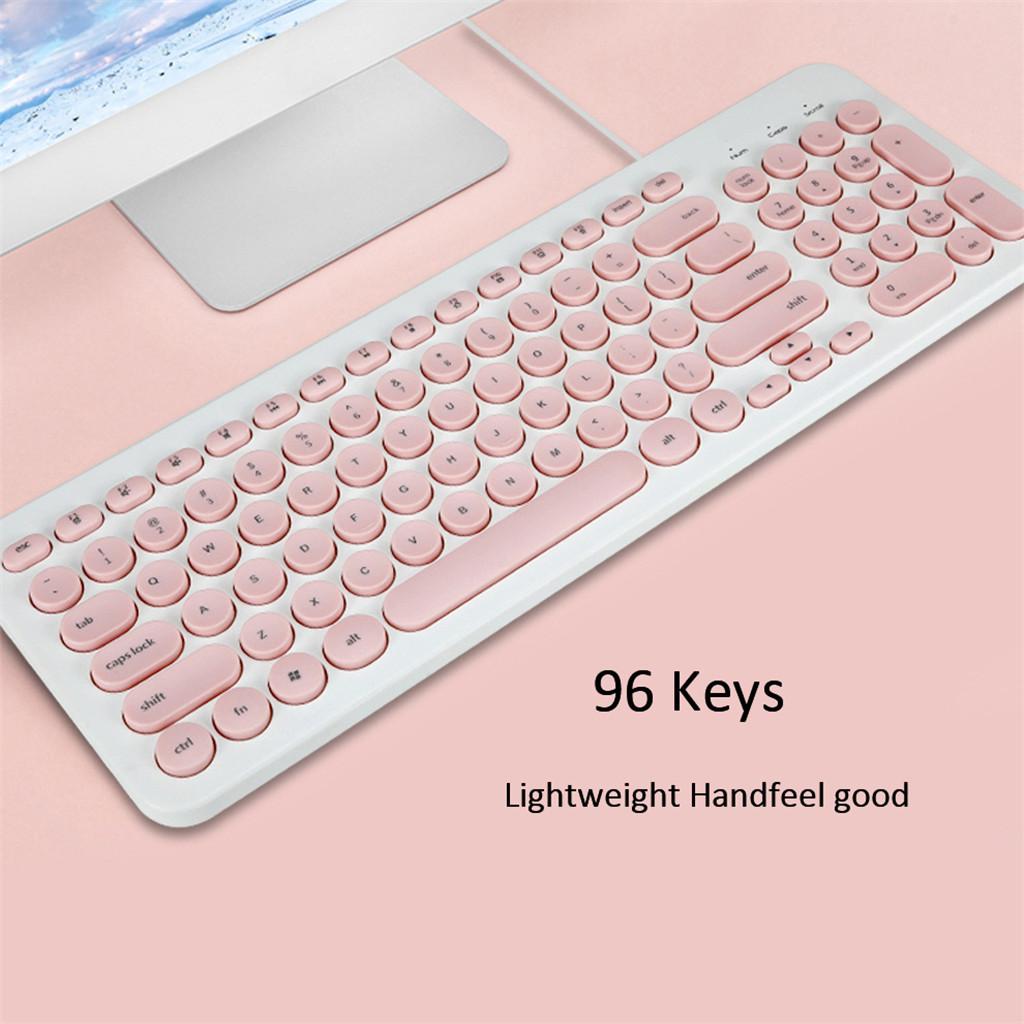 Ultra thin Keyboard Multimedia Wired USB 96 Keys Office Keyboard Black