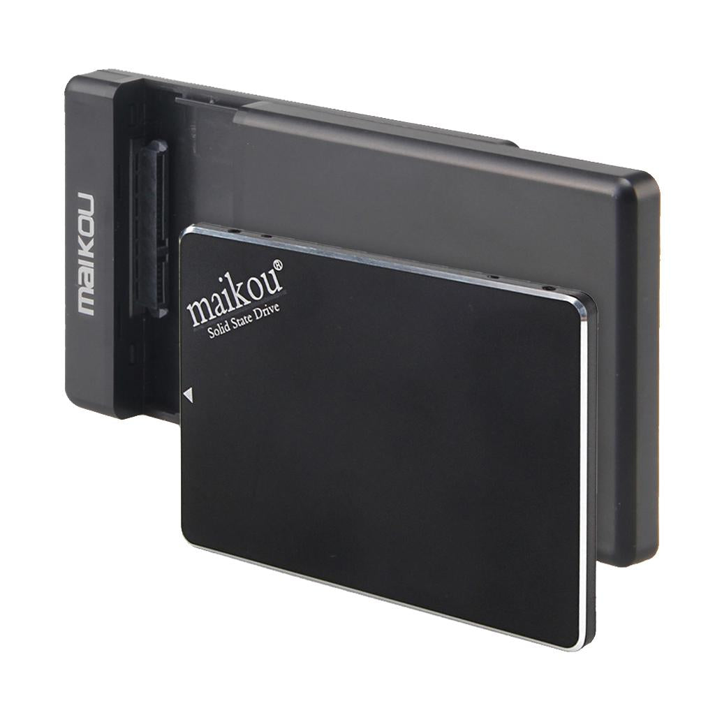 2.5 Inch SATA 3 SSD External Solid State Drive Hard Drive & Enclosure 120GB
