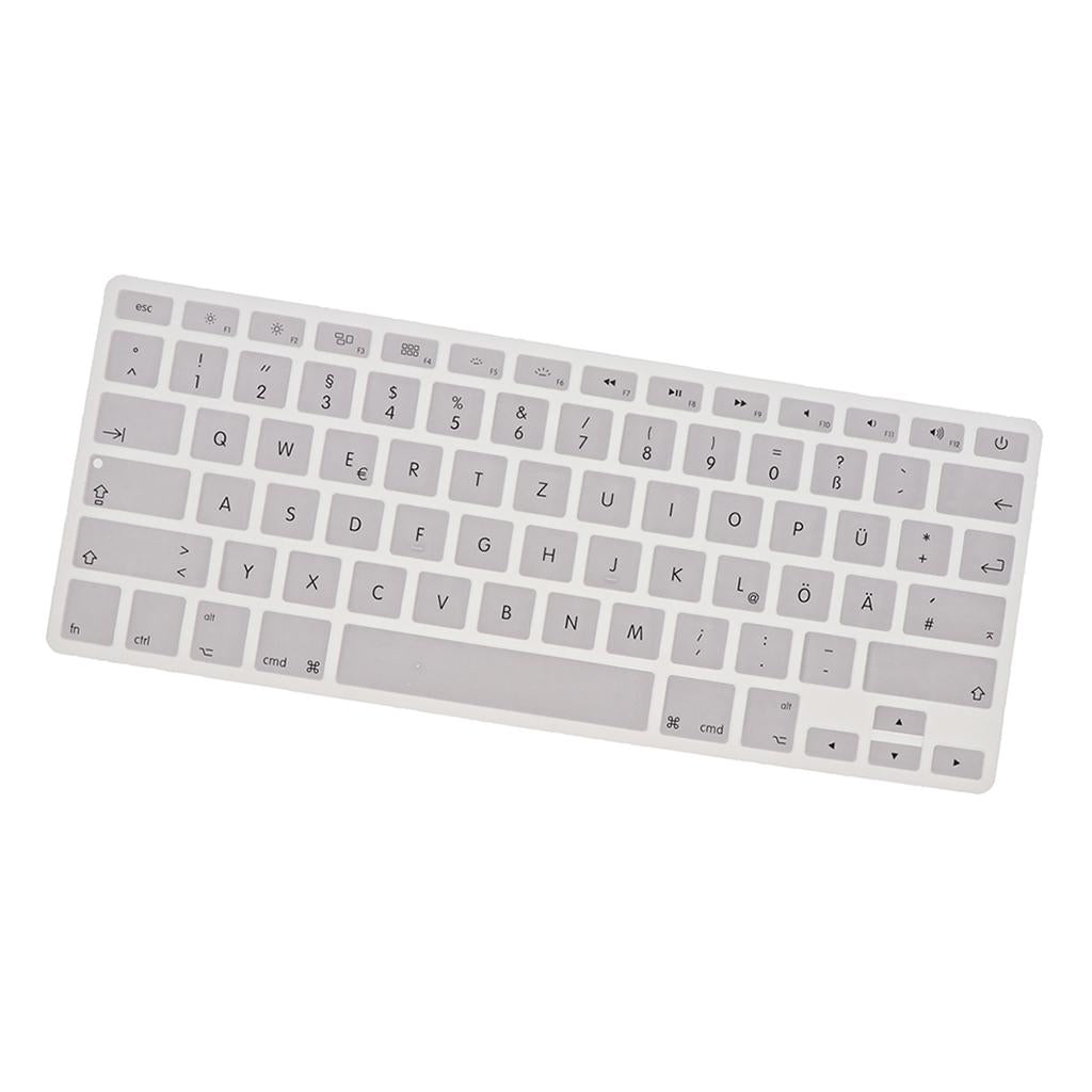 German Phonetic Keyboard Protective Film for 13/15inch Macbook white