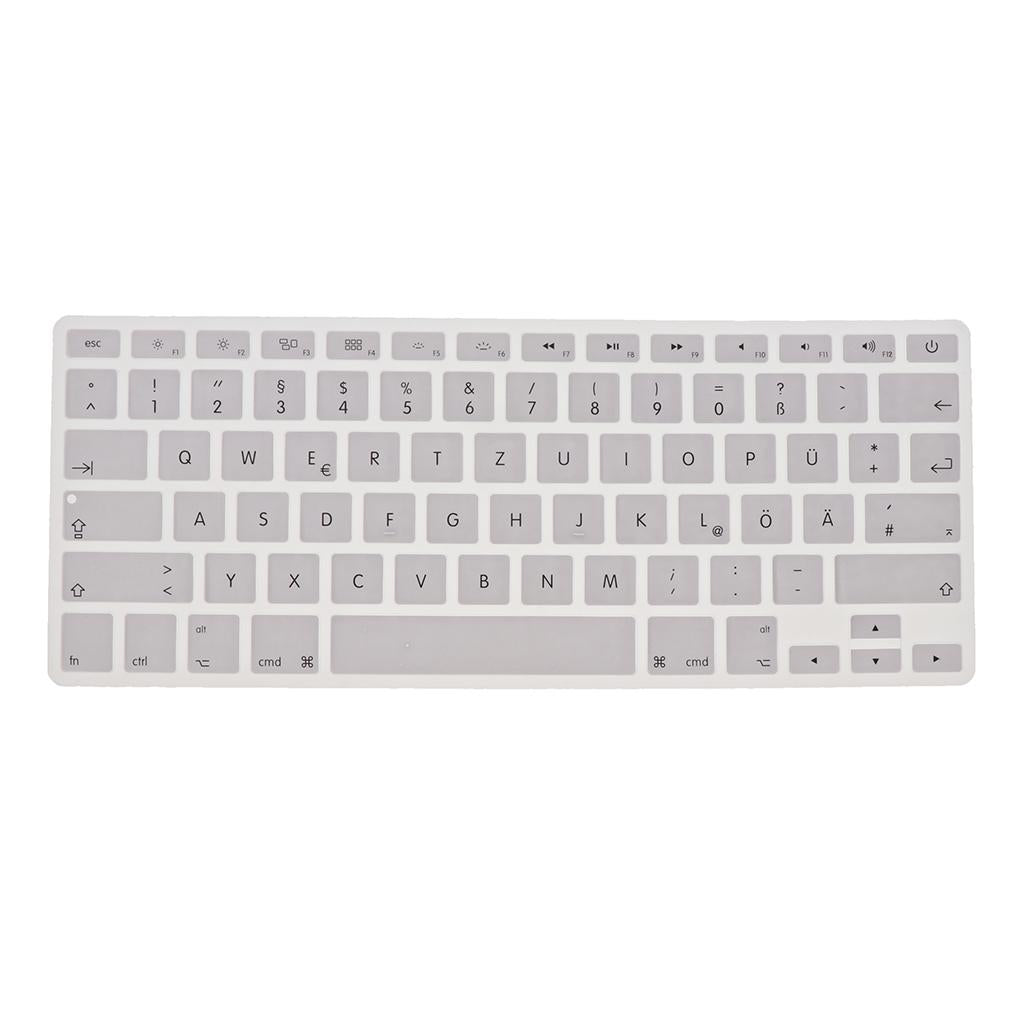 German Phonetic Keyboard Protective Film for 13/15inch Macbook white
