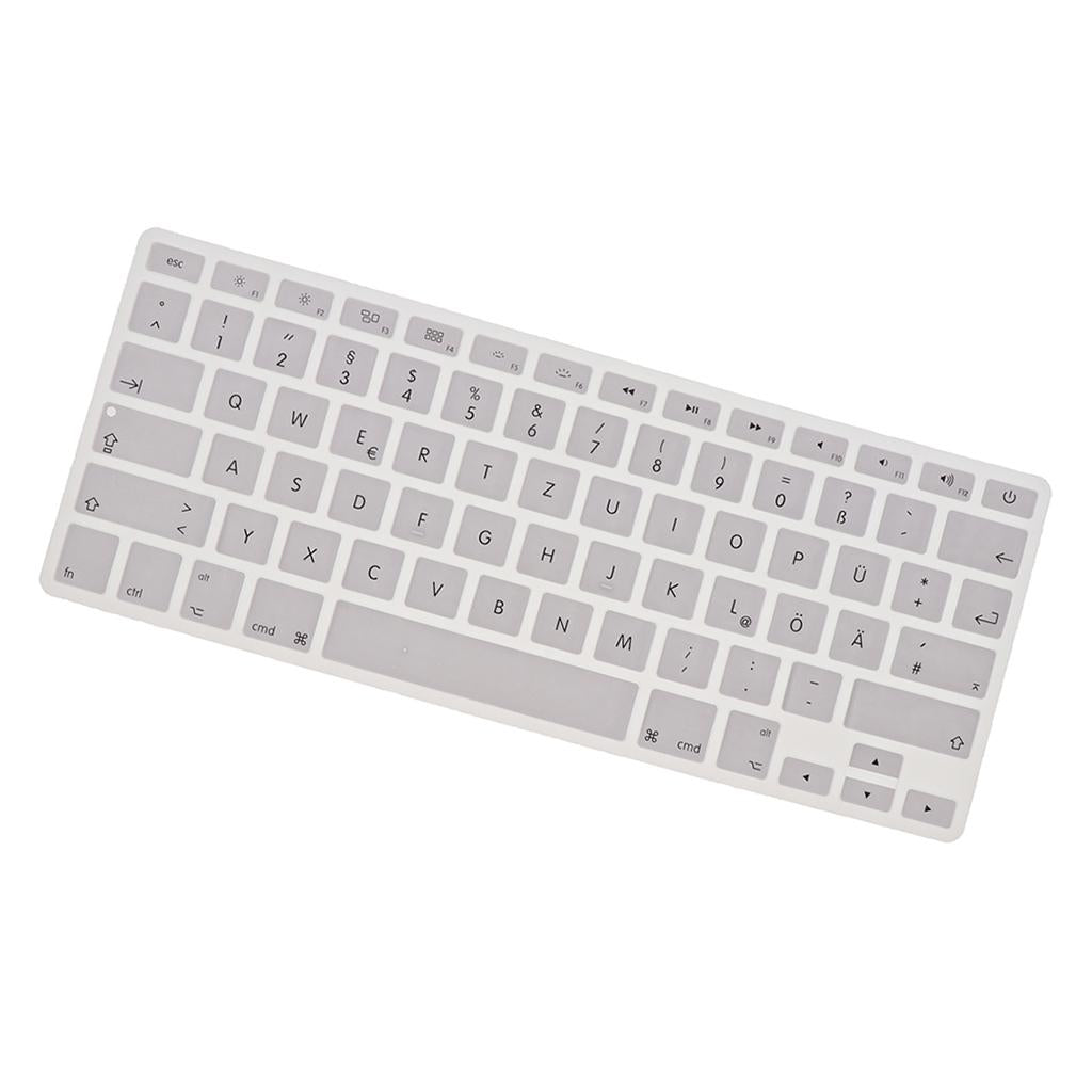 German Phonetic Keyboard Protective Film for 13/15inch Macbook white